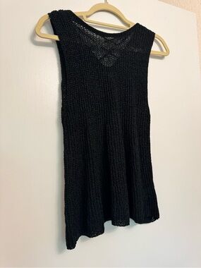 NWT InMod Black Knit Sleeveless Tank Top M/L